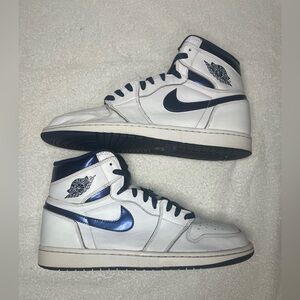 Nike Air Jordan 1 Retro High OG Metallic Blue Size 11.5